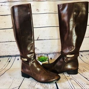 Antonio Melani Knee High Boots Chocolate-Size 8